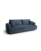 Canapé Convertible Avec Coffre Adriana 3 Places bleu foncé - 253x108x94 cm