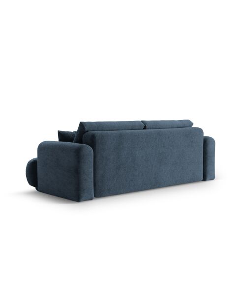 Canapé Convertible Avec Coffre Adriana 3 Places bleu foncé - 253x108x94 cm