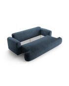 Canapé Convertible Avec Coffre Adriana 3 Places bleu foncé - 253x108x94 cm