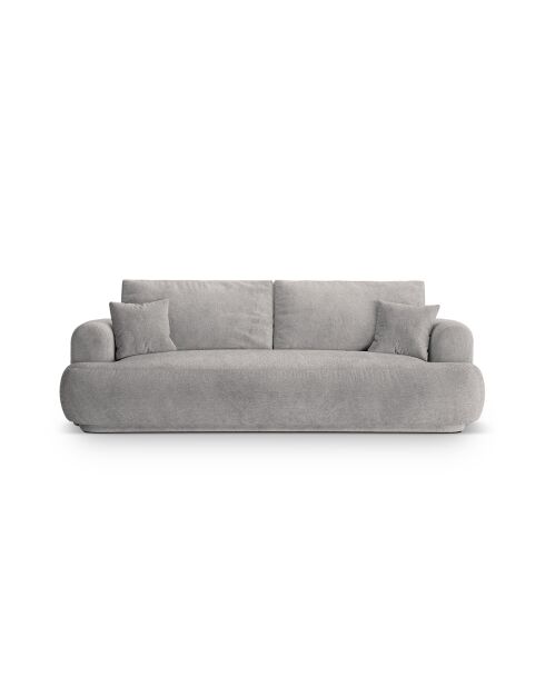 Canapé Convertible Avec Coffre Adriana 3 Places gris chaud - 253x108x94 cm