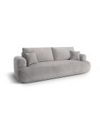 Canapé Convertible Avec Coffre Adriana 3 Places gris chaud - 253x108x94 cm