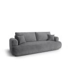 Canapé Convertible Avec Coffre Adriana 3 Places gris - 253x108x94 cm