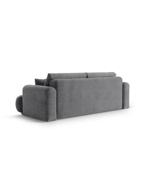 Canapé Convertible Avec Coffre Adriana 3 Places gris - 253x108x94 cm