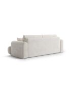 Canapé Convertible Avec Coffre Adriana 3 Places beige clair - 253x108x94 cm