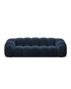 Canapé Velours Lyna 4 Places bleu roi - 245x114x72 cm