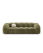 Canapé Velours Lyna 4 Places vert - 245x114x72 cm