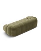 Canapé Velours Lyna 4 Places vert - 245x114x72 cm