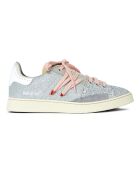 Baskets en Cuir Stripeless Ultimate Dual argentées