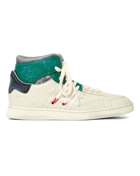 Baskets en Cuir The Cage Dual Classic vertes