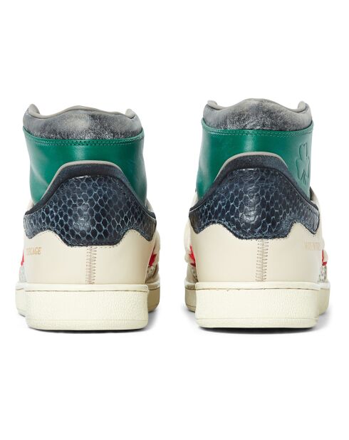 Baskets en Cuir The Cage Dual Classic vertes