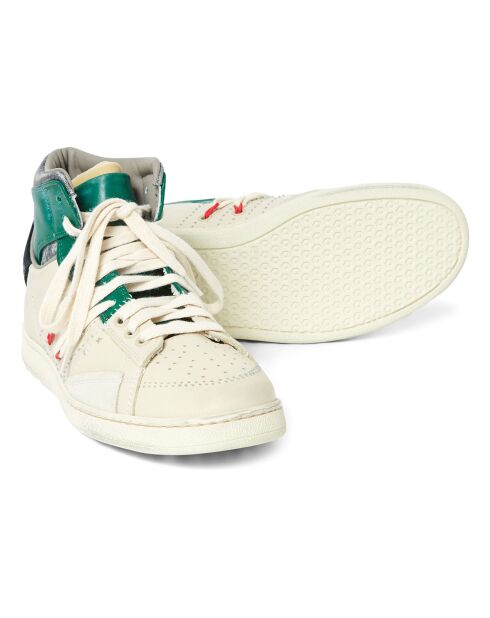 Baskets en Cuir The Cage Dual Classic vertes
