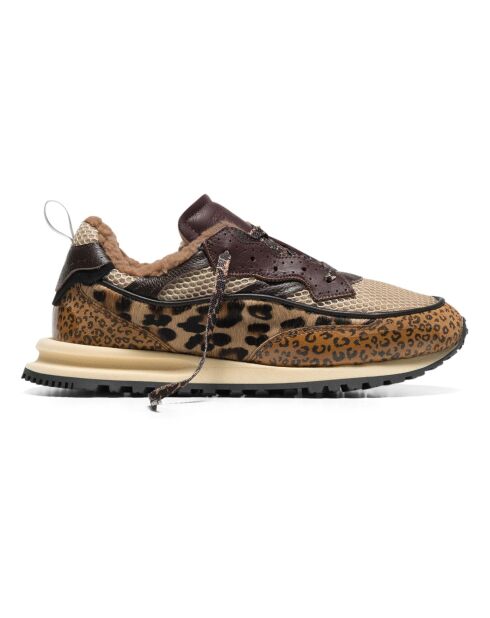 Sneakers Leopard Threedome.Zero Polar in pile