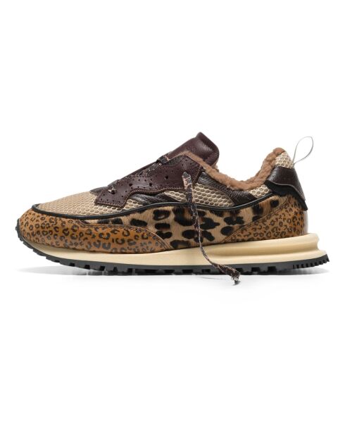 Sneakers Leopard Threedome.Zero Polar in pile