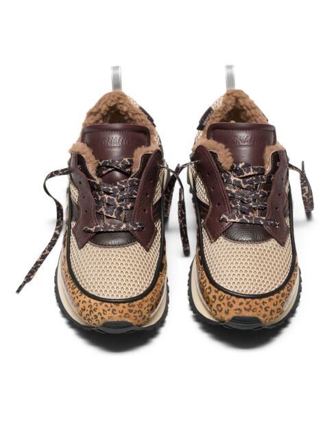 Sneakers Leopard Threedome.Zero Polar in pile
