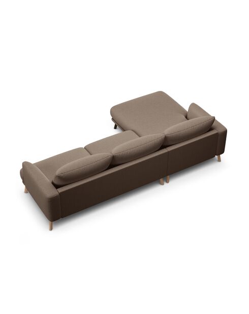 Canapé D'Angle Gauche Margot 4 Places cappuccino - 285x170x75 cm