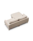 Canapé D'Angle Gauche Margot 3 Places beige - 200x170x76 cm