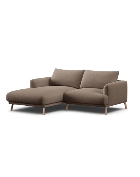 Canapé D'Angle Gauche Margot 3 Places cappuccino - 200x170x76 cm