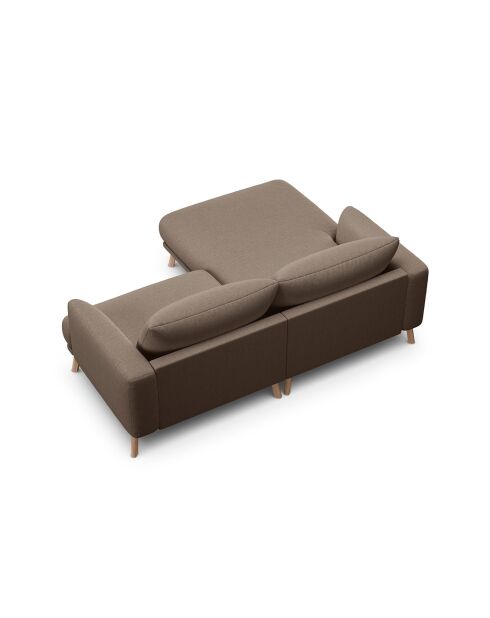 Canapé D'Angle Gauche Margot 3 Places cappuccino - 200x170x76 cm