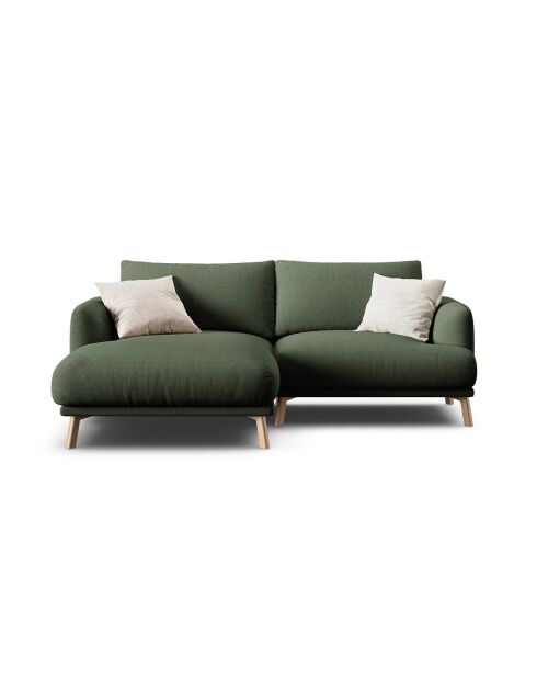 Canapé D'Angle Gauche Margot 3 Places vert mousse - 200x170x76 cm