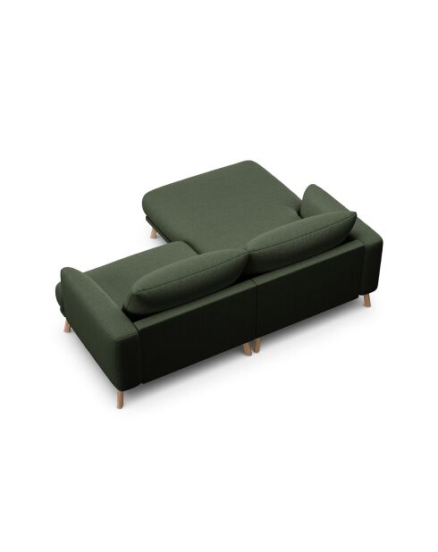 Canapé D'Angle Gauche Margot 3 Places vert mousse - 200x170x76 cm