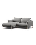 Canapé D'Angle Gauche Margot 3 Places ash melange - 200x170x76 cm