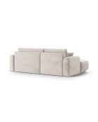 Canapé Angle Gauche Modulable convertible Adriana 5 Places beige - 271x174x94 cm