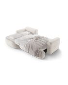 Canapé Angle Gauche Modulable convertible Adriana 5 Places beige - 271x174x94 cm