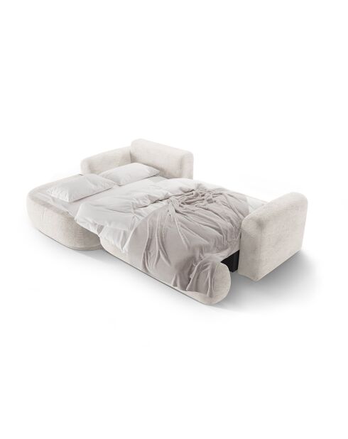 Canapé Angle Gauche Modulable convertible Adriana 5 Places beige - 271x174x94 cm