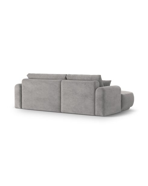 Canapé Angle Gauche Modulable convertible Adriana 5 Places gris chaud - 271x174x94 cm