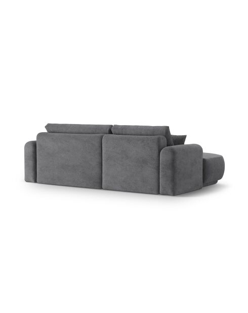 Canapé Angle Gauche Modulable convertible Adriana 5 Places gris - 271x174x94 cm