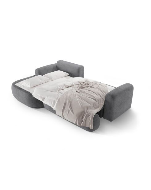 Canapé Angle Gauche Modulable convertible Adriana 5 Places gris - 271x174x94 cm