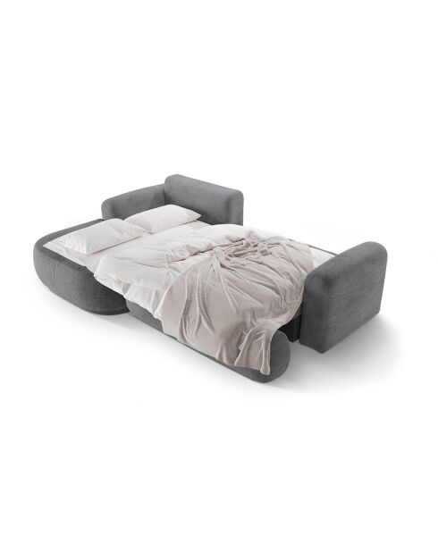 Canapé Angle Gauche Modulable convertible Adriana 5 Places gris - 271x174x94 cm