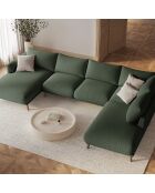Pouf Margot vert mousse - 85x85x41 cm