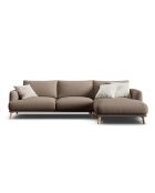 Canapé D'Angle Droit Margot 4 Places cappuccino - 285x170x75 cm