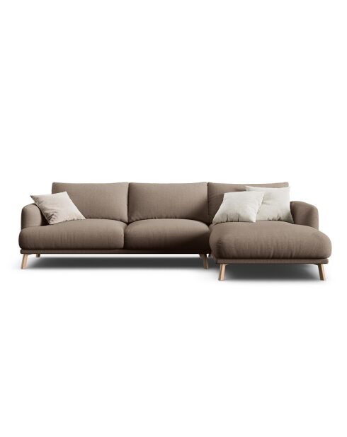 Canapé D'Angle Droit Margot 4 Places cappuccino - 285x170x75 cm