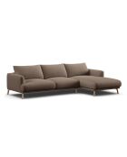 Canapé D'Angle Droit Margot 4 Places cappuccino - 285x170x75 cm
