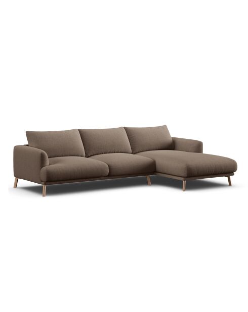 Canapé D'Angle Droit Margot 4 Places cappuccino - 285x170x75 cm
