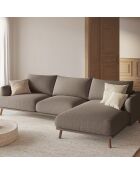 Canapé D'Angle Droit Margot 4 Places cappuccino - 285x170x75 cm