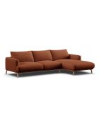 Canapé D'Angle Droit Margot 4 Places brique - 285x170x75 cm