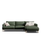 Canapé D'Angle Droit Margot 4 Places vert mousse - 285x170x75 cm