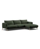 Canapé D'Angle Droit Margot 4 Places vert mousse - 285x170x75 cm