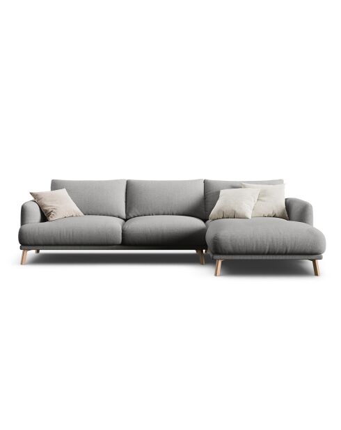 Canapé D'Angle Droit Margot 4 Places ash melange - 285x170x75 cm