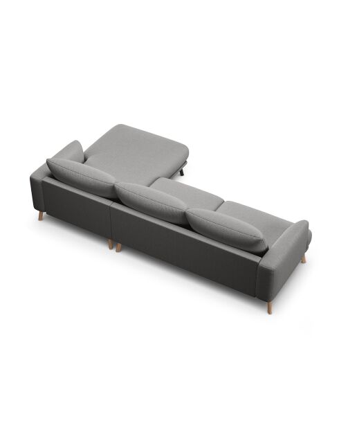 Canapé D'Angle Droit Margot 4 Places ash melange - 285x170x75 cm