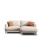 Canapé D'Angle Droit Margot 3 Places beige - 200x170x76 cm