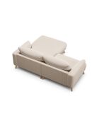 Canapé D'Angle Droit Margot 3 Places beige - 200x170x76 cm