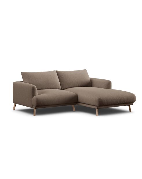 Canapé D'Angle Droit Margot 3 Places cappuccino - 200x170x76 cm