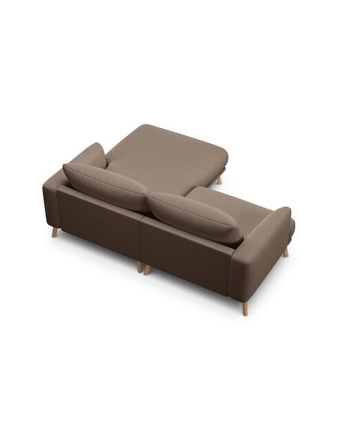 Canapé D'Angle Droit Margot 3 Places cappuccino - 200x170x76 cm