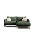 Canapé D'Angle Droit Margot 3 Places vert mousse - 200x170x76 cm