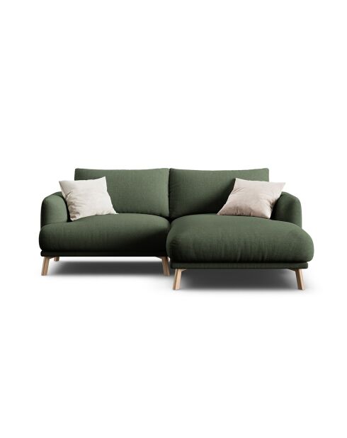Canapé D'Angle Droit Margot 3 Places vert mousse - 200x170x76 cm