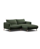 Canapé D'Angle Droit Margot 3 Places vert mousse - 200x170x76 cm